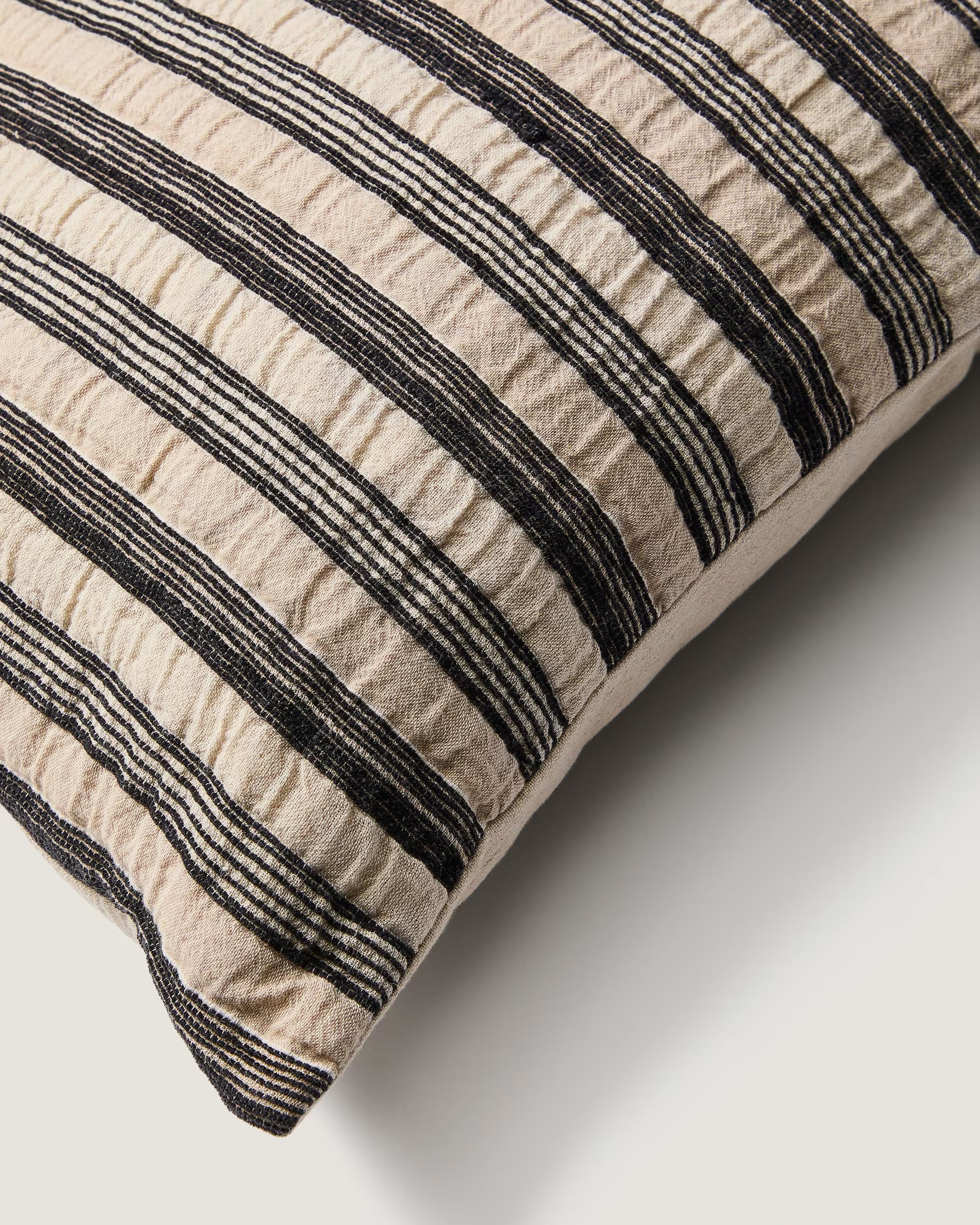 Kissenbezug ISENA beige mit Grau