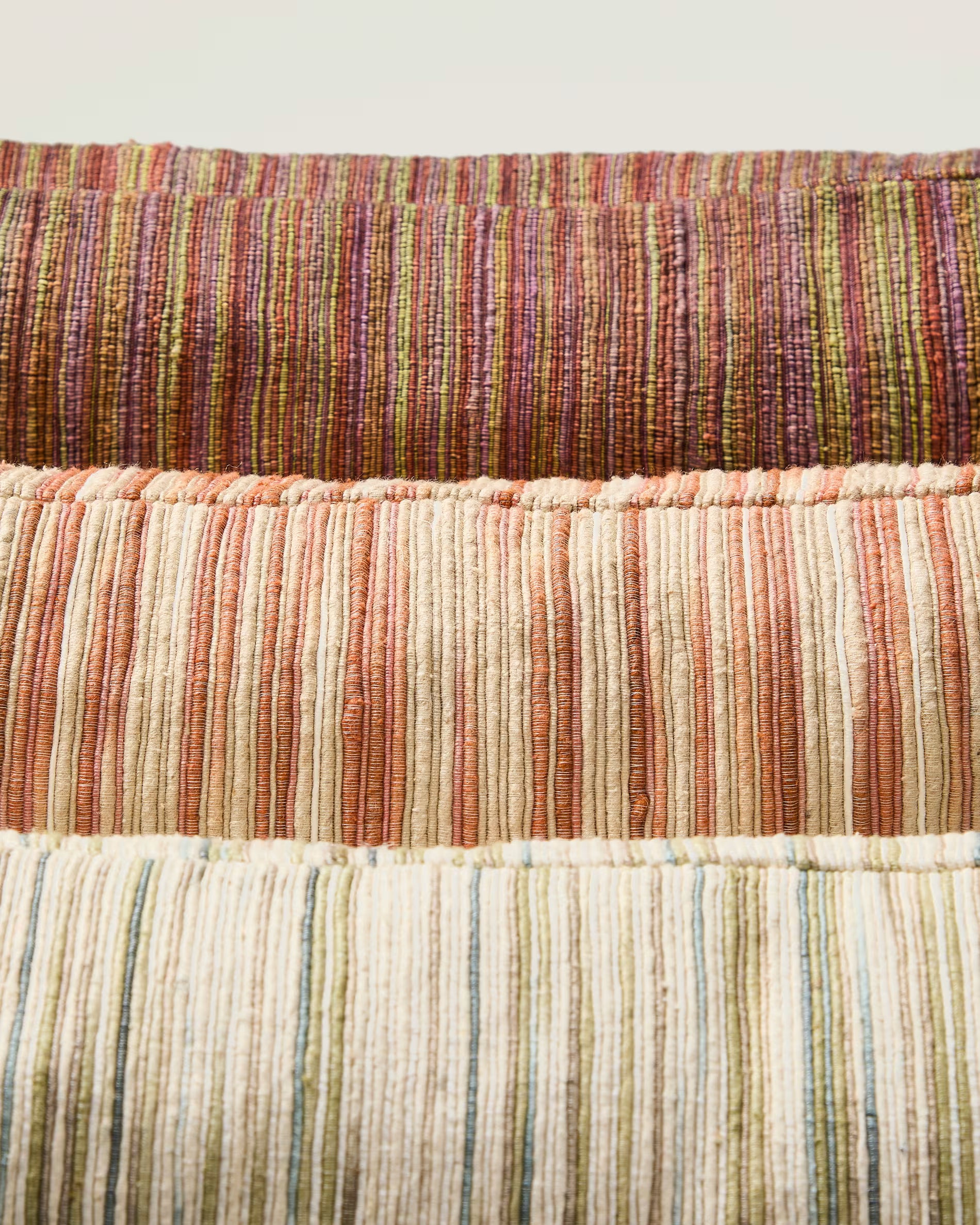 ZILORA Kissenbezug rot mit beige