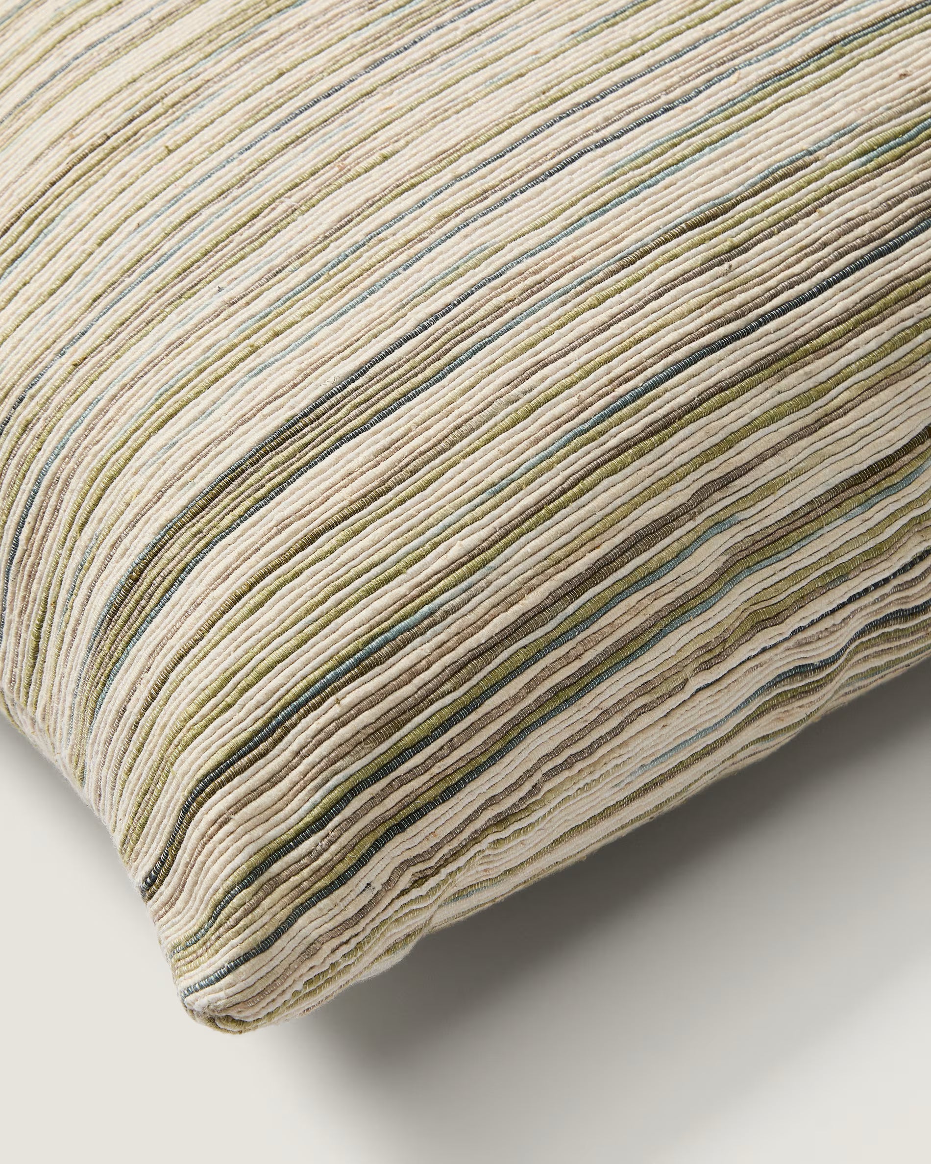 ZILORA Kissenbezug grün mit beige