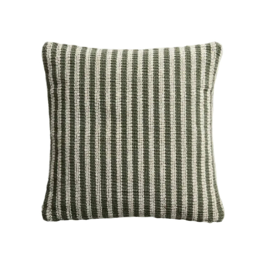 DIROME Cushion Cover White with Green