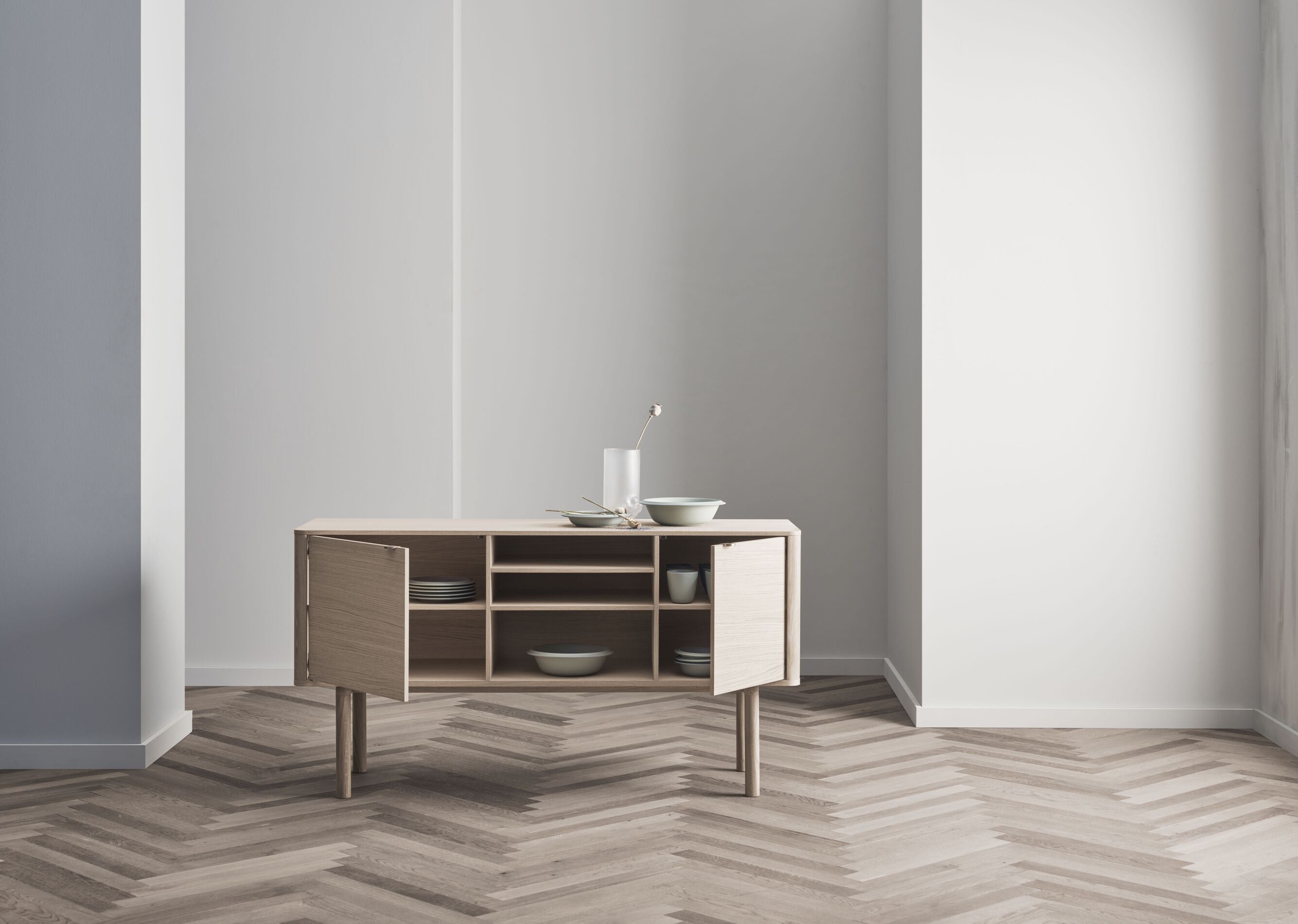 Yacht Sideboard Eiche Holz