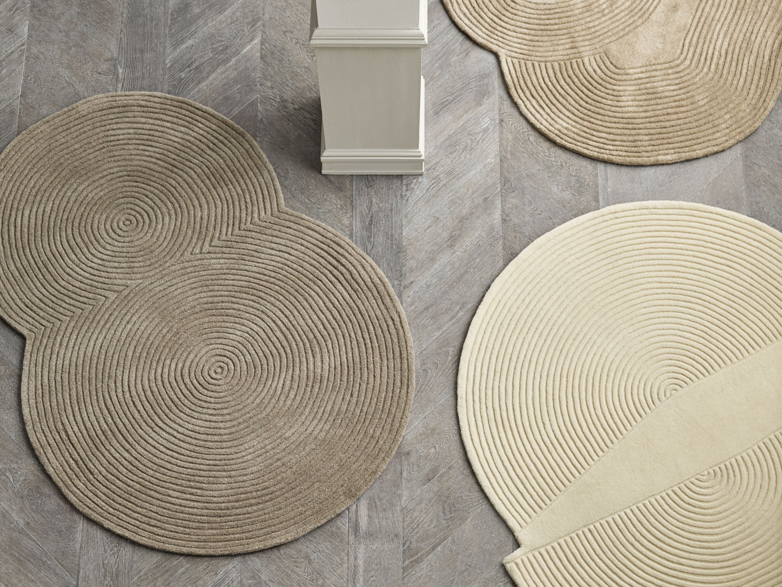 Zen Split rug cream