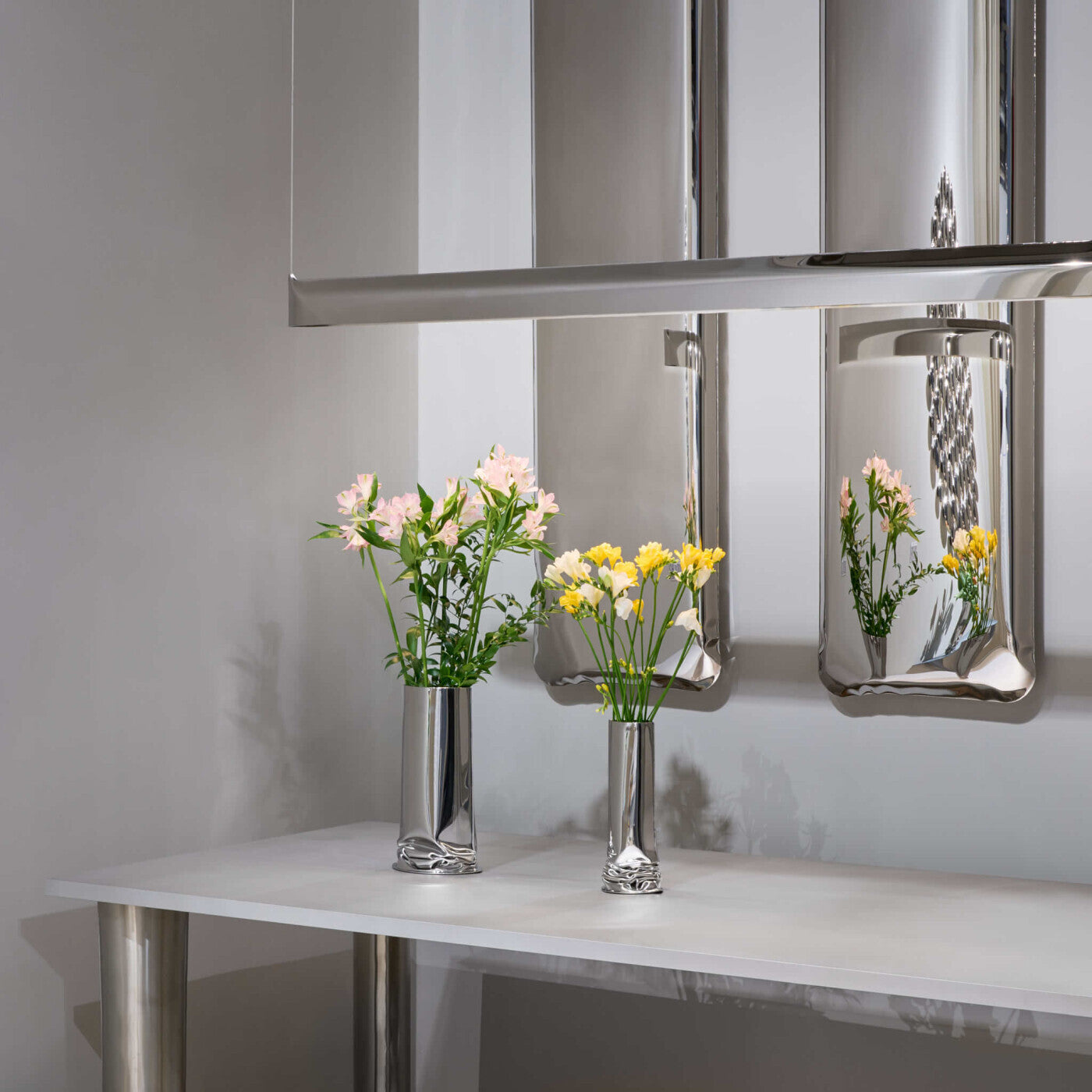 BLADE inox pendant lamp