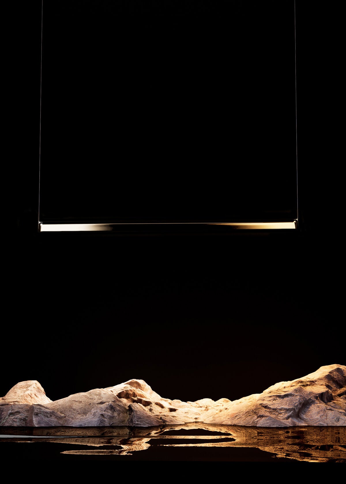 BLADE inox pendant lamp