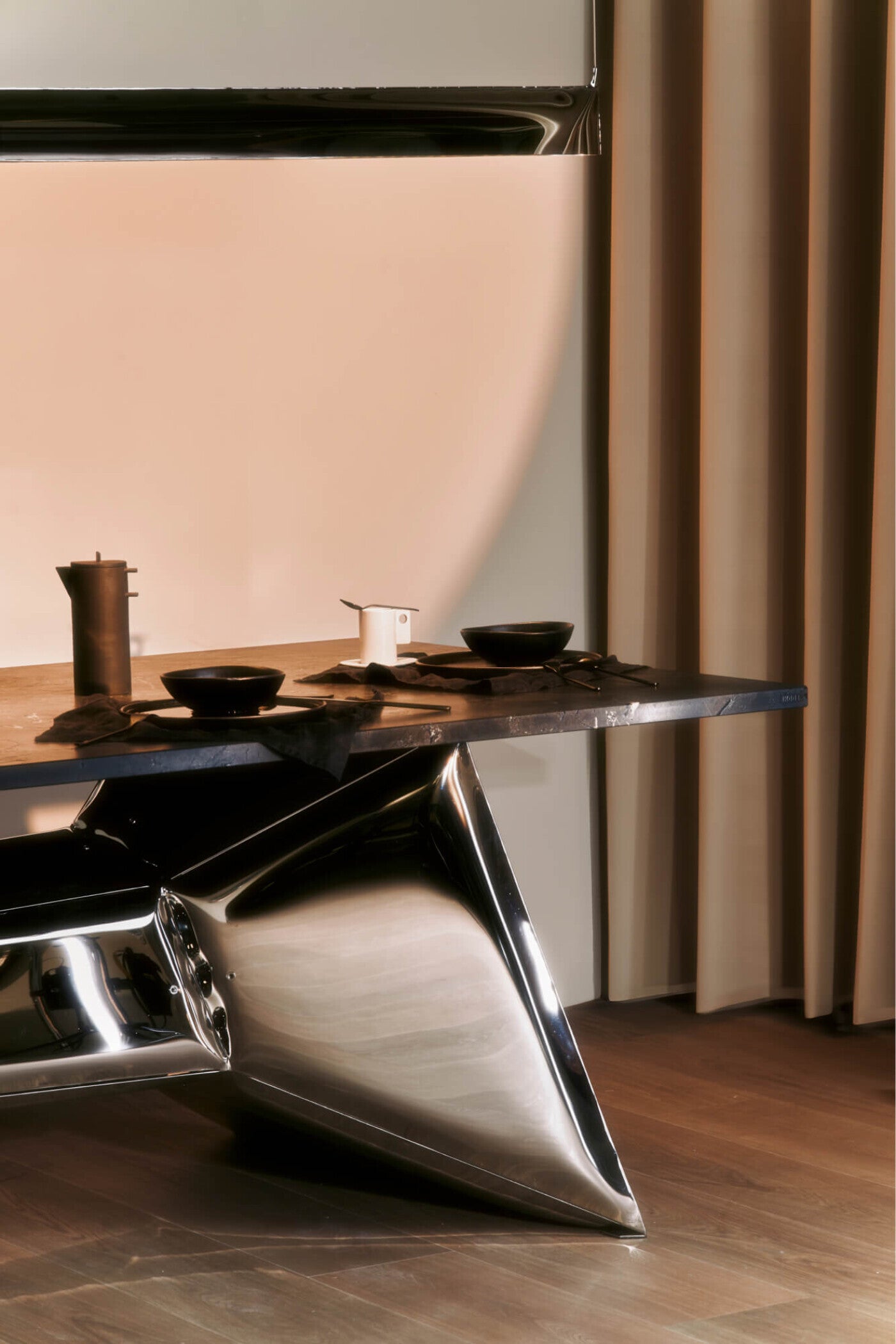 BLADE inox pendant lamp