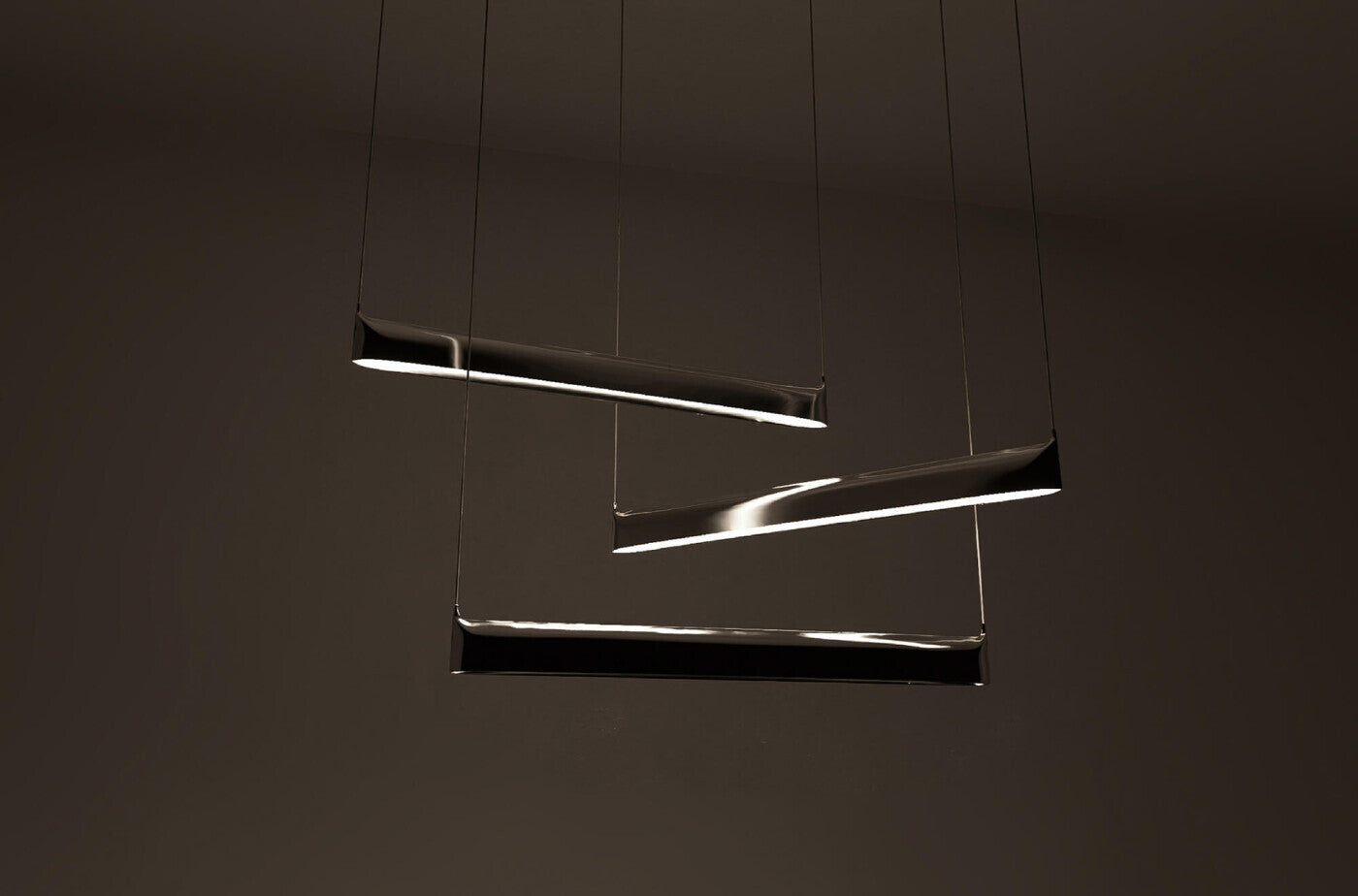 BLADE inox pendant lamp