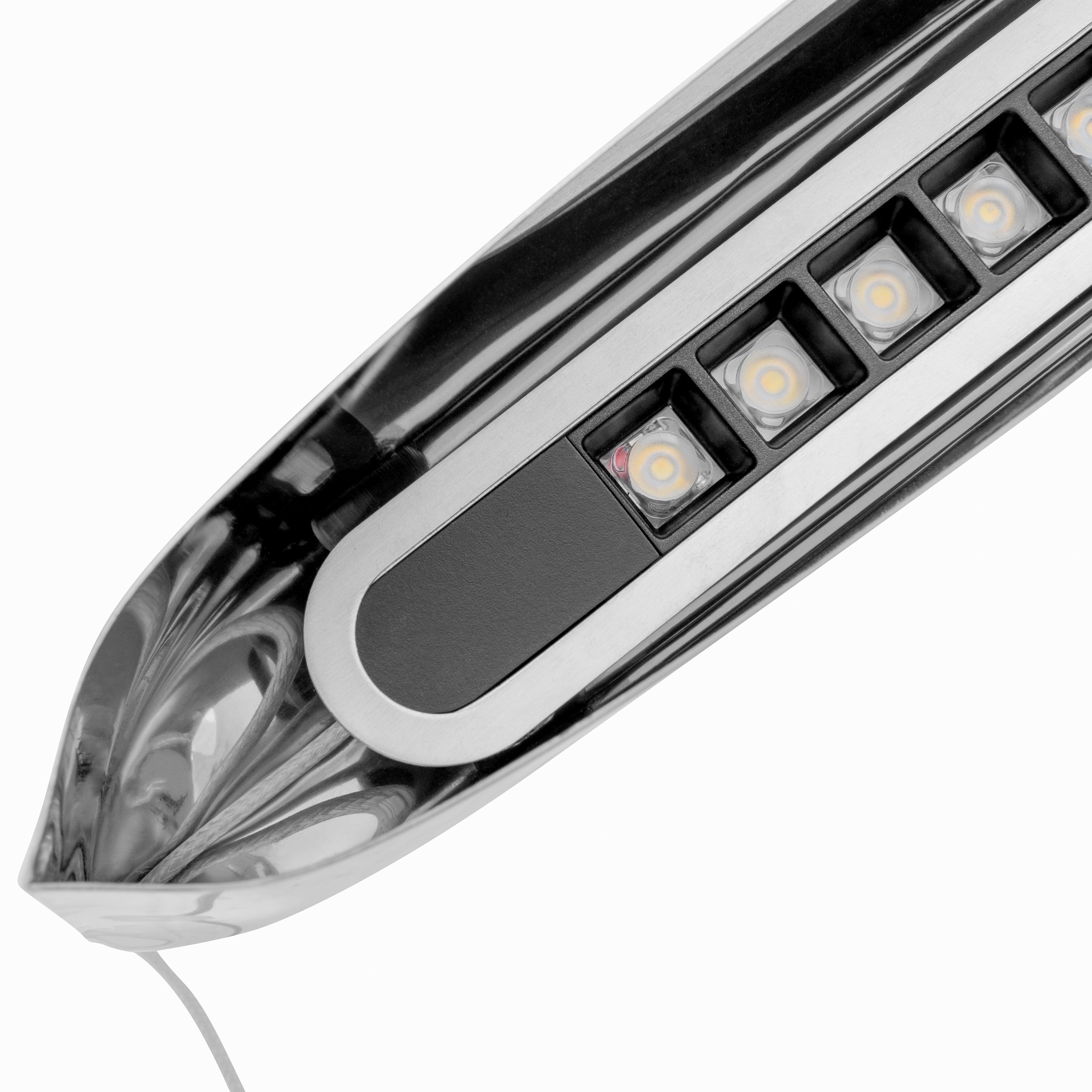 BLADE inox pendant lamp
