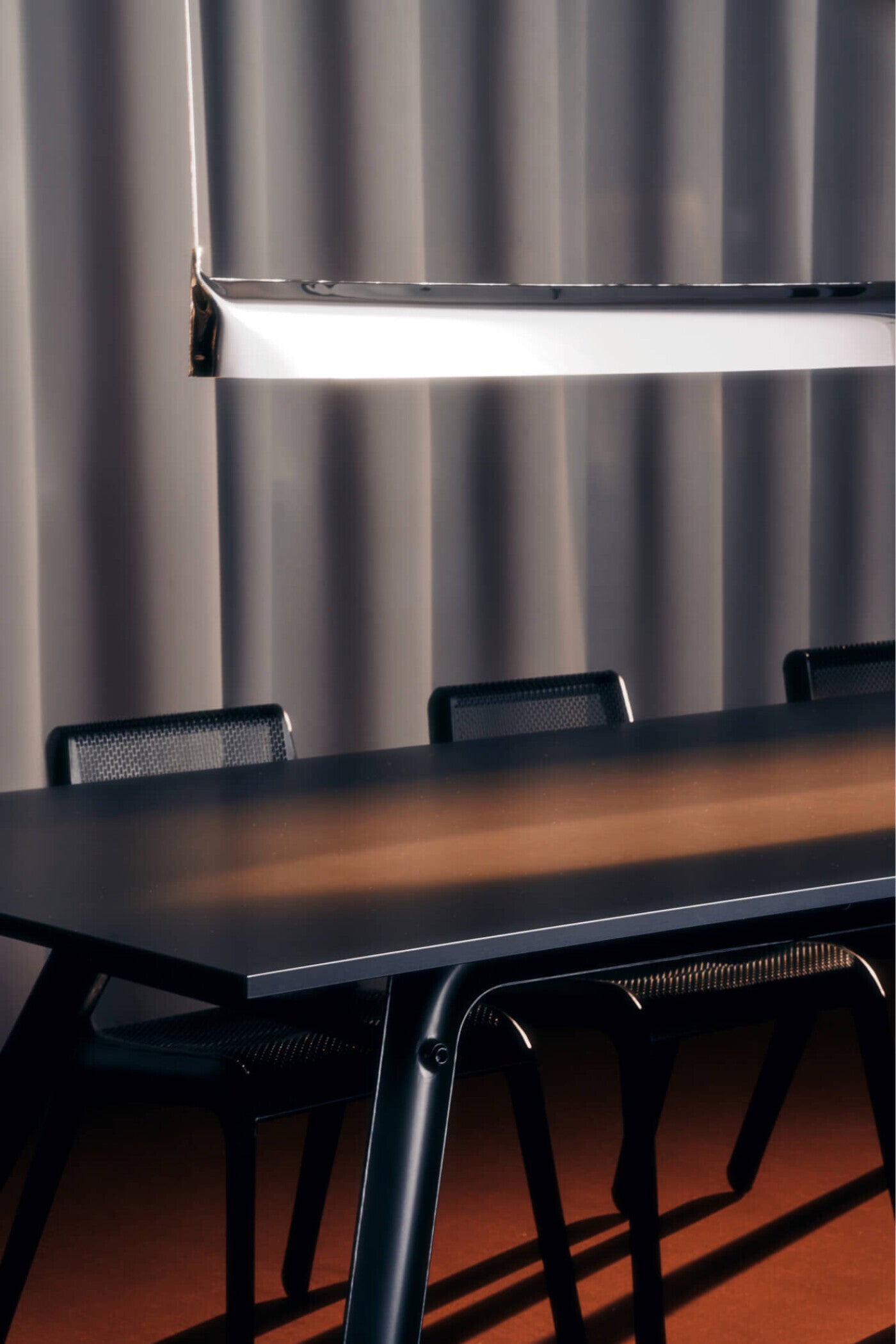 BLADE inox pendant lamp