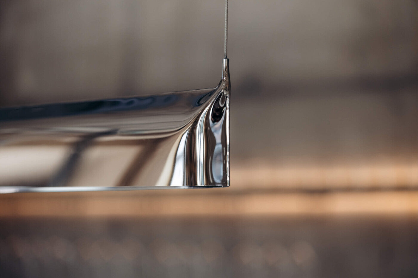 BLADE inox pendant lamp