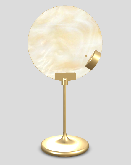 Tischlampe HORO TL gebürstetes Messing