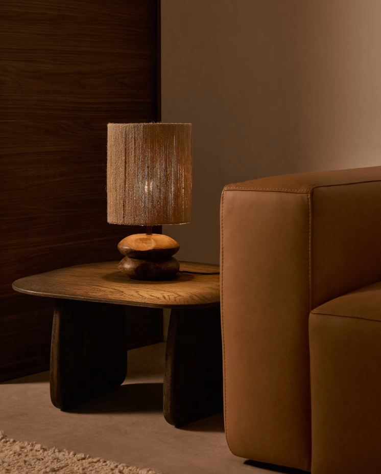 Corgenic table lamp acacia wood