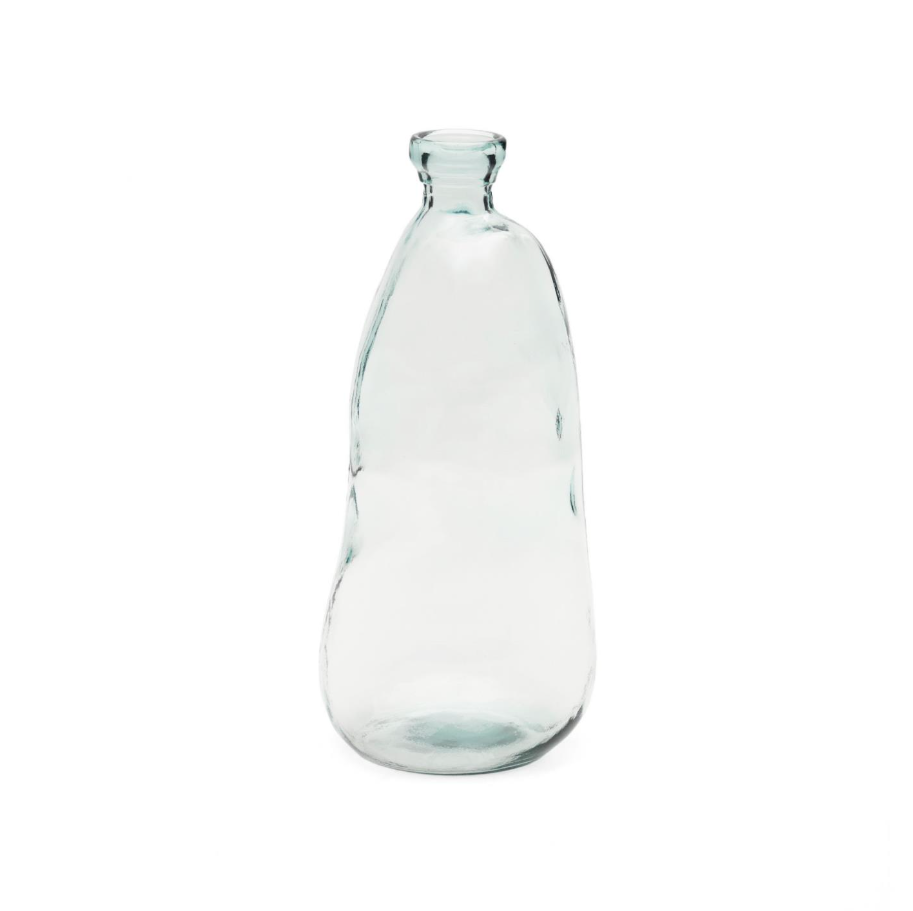 Brenna glass vase organic shape