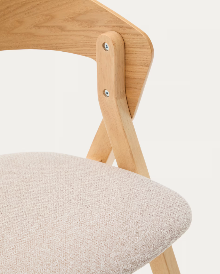 Chair Godia veneer ash with a bright finish