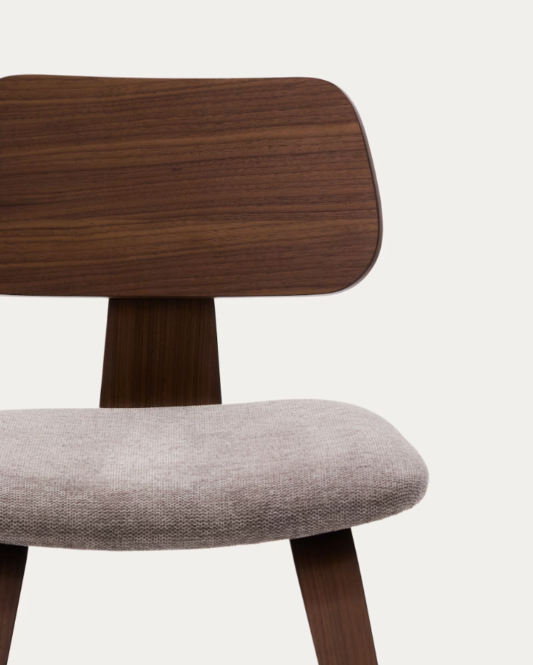 Upholstered chair Gena Walnut Veneer