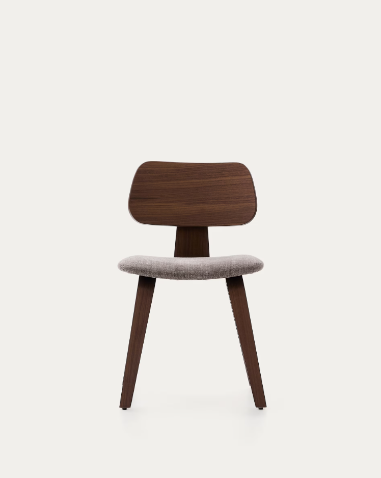 Upholstered chair Gena Walnut Veneer