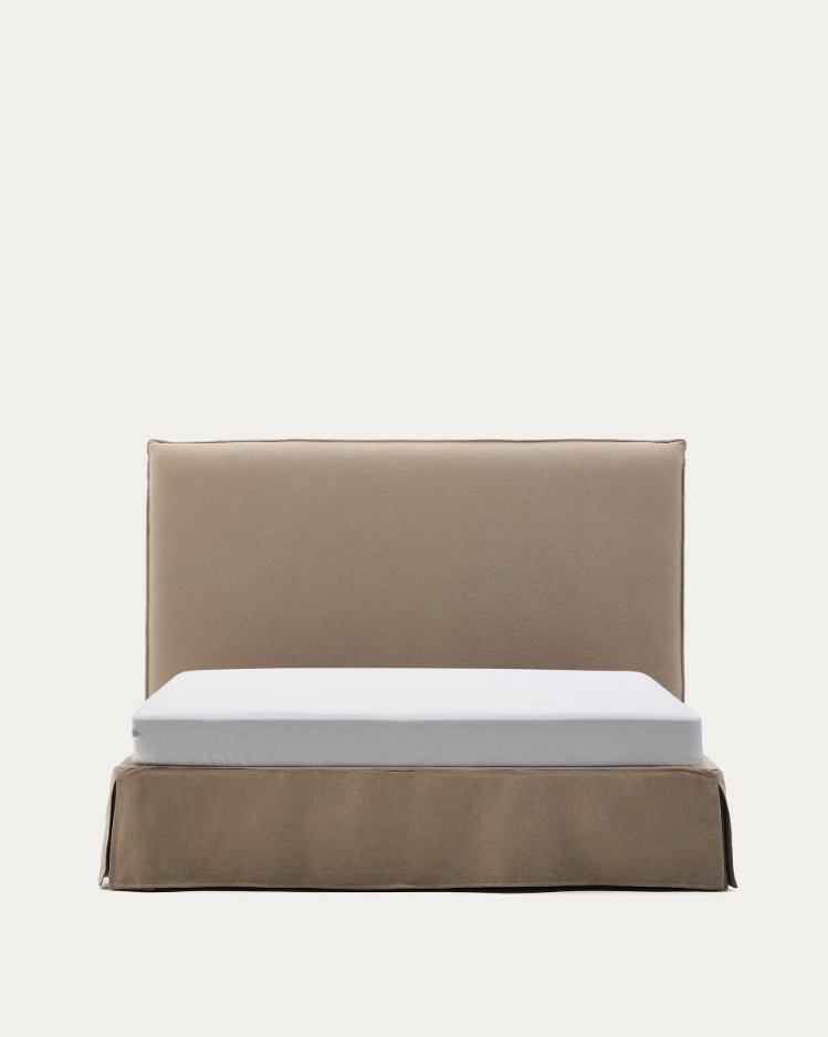 Jaira beige bed