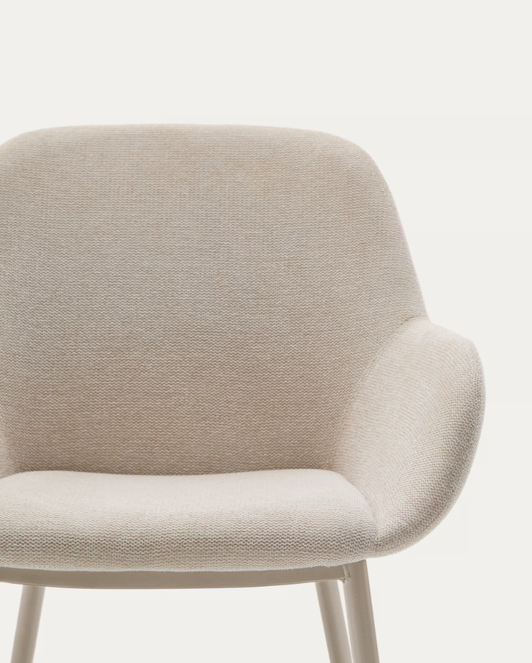 Beige horse chair with a beige base