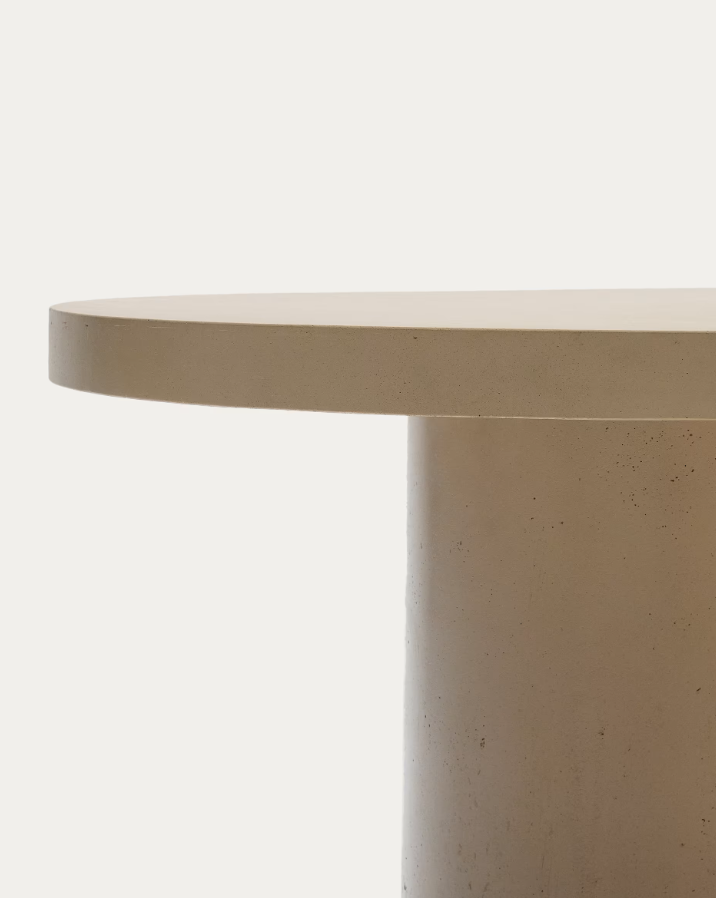 Aigablava garden table beige cement