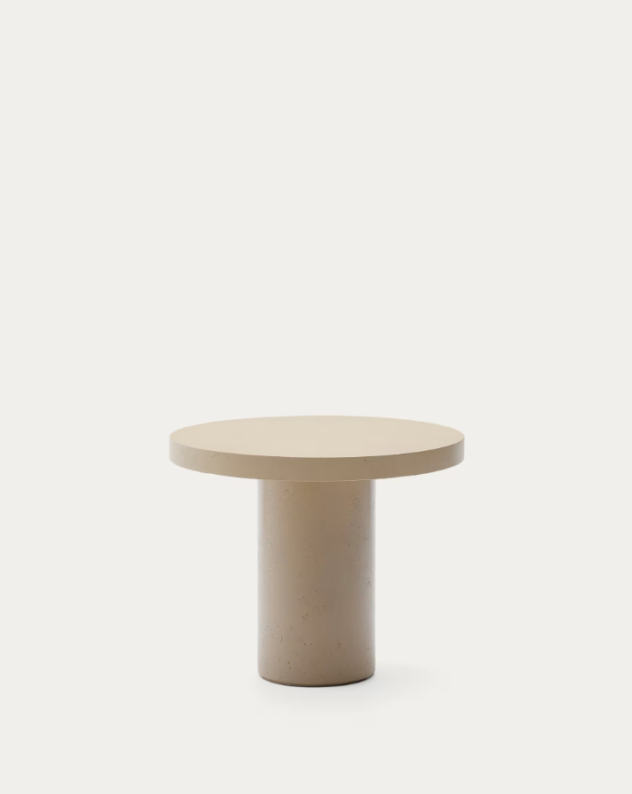 Aigablava garden table beige cement