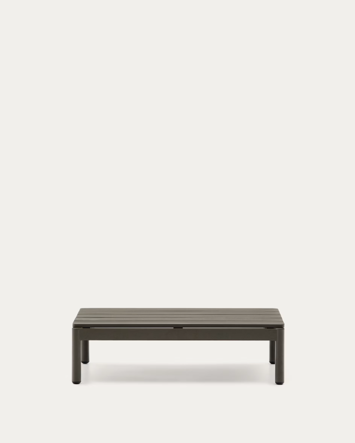 External coffee table Sorells green aluminum