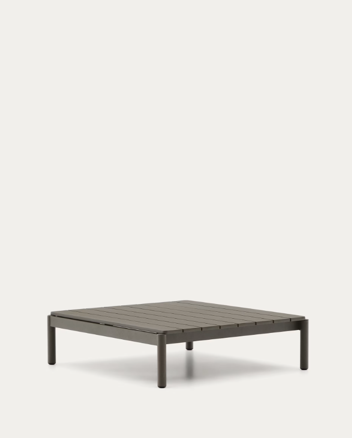 External coffee table Sorells green aluminum