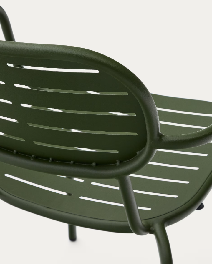 Garden chair with armrests Brai Zielona Stal [Julia]