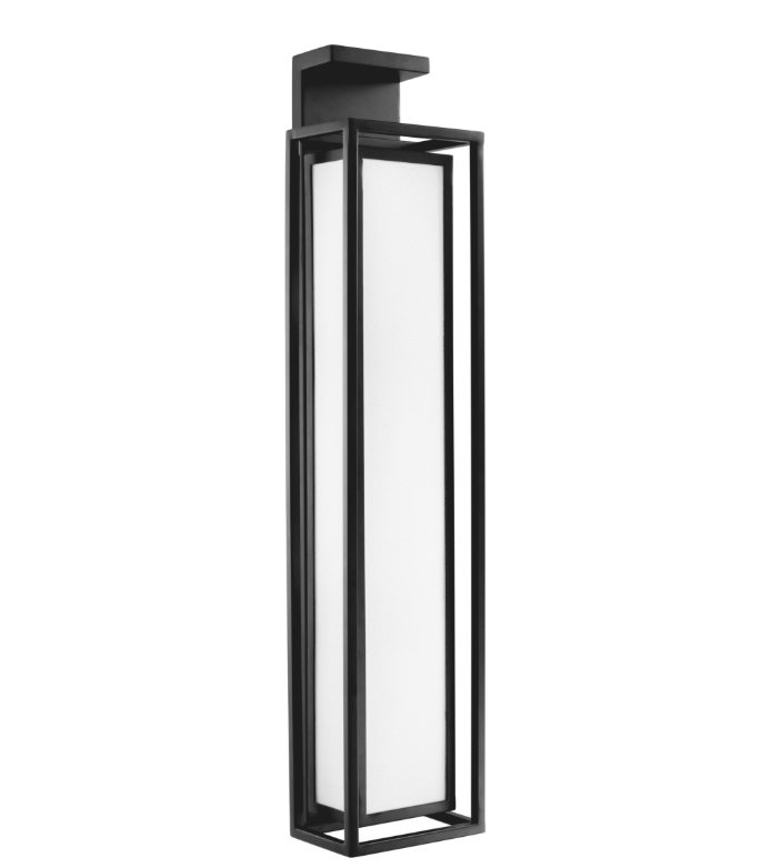 Gegen schwarze Wandlampe