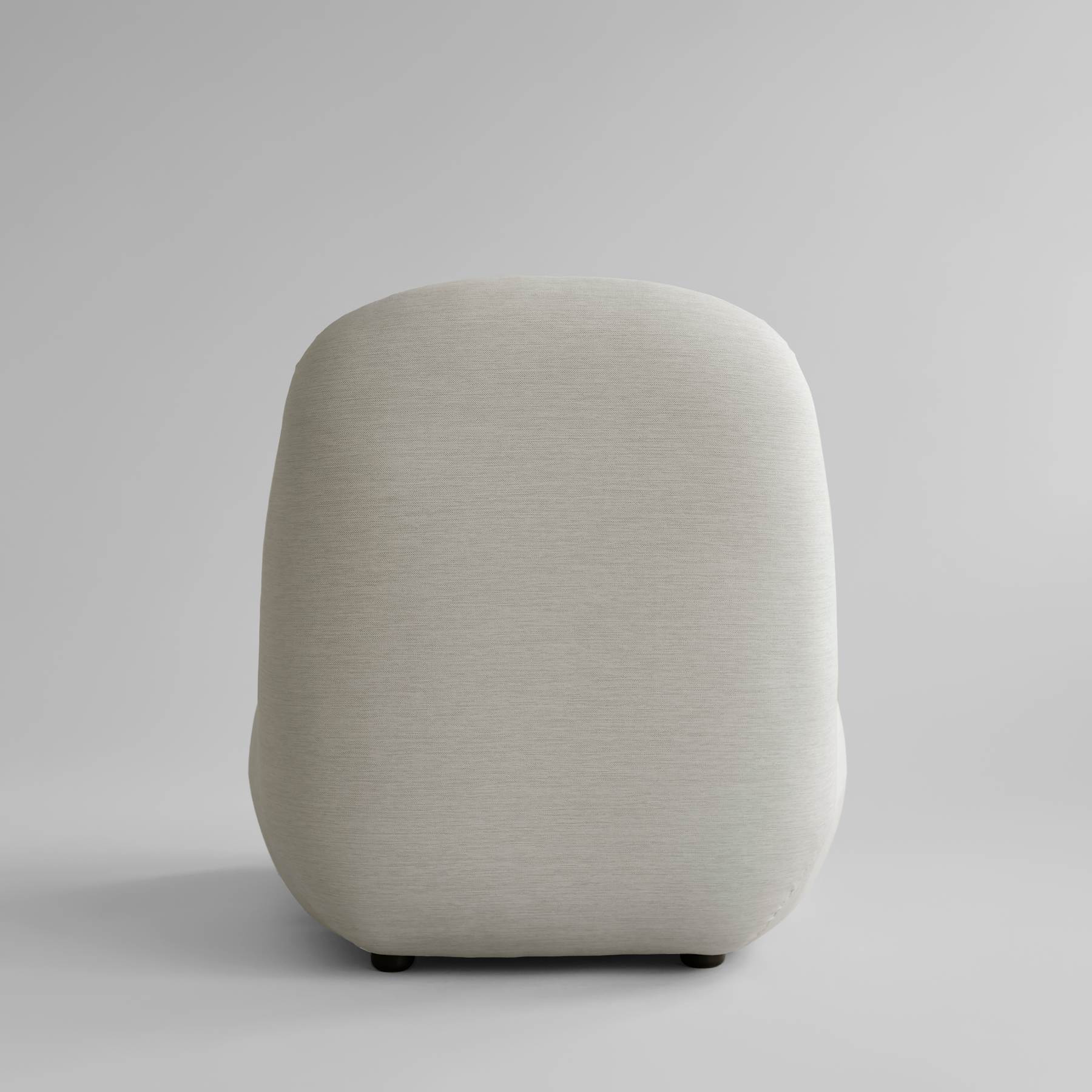 TOE CHAIR FLAT Sessel warmes Grau [Klaudia]
