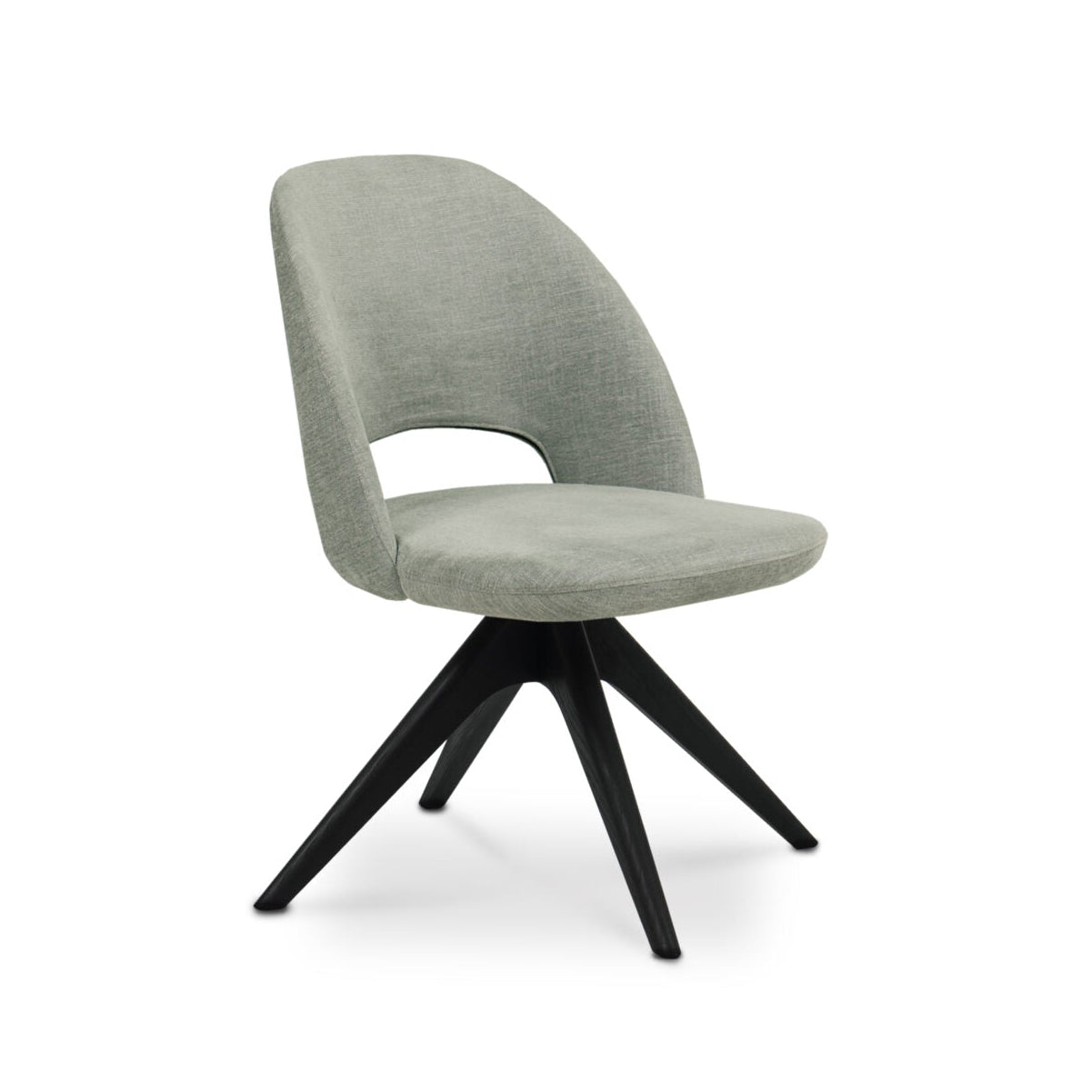 ALIO Chair upholstered with wooden base