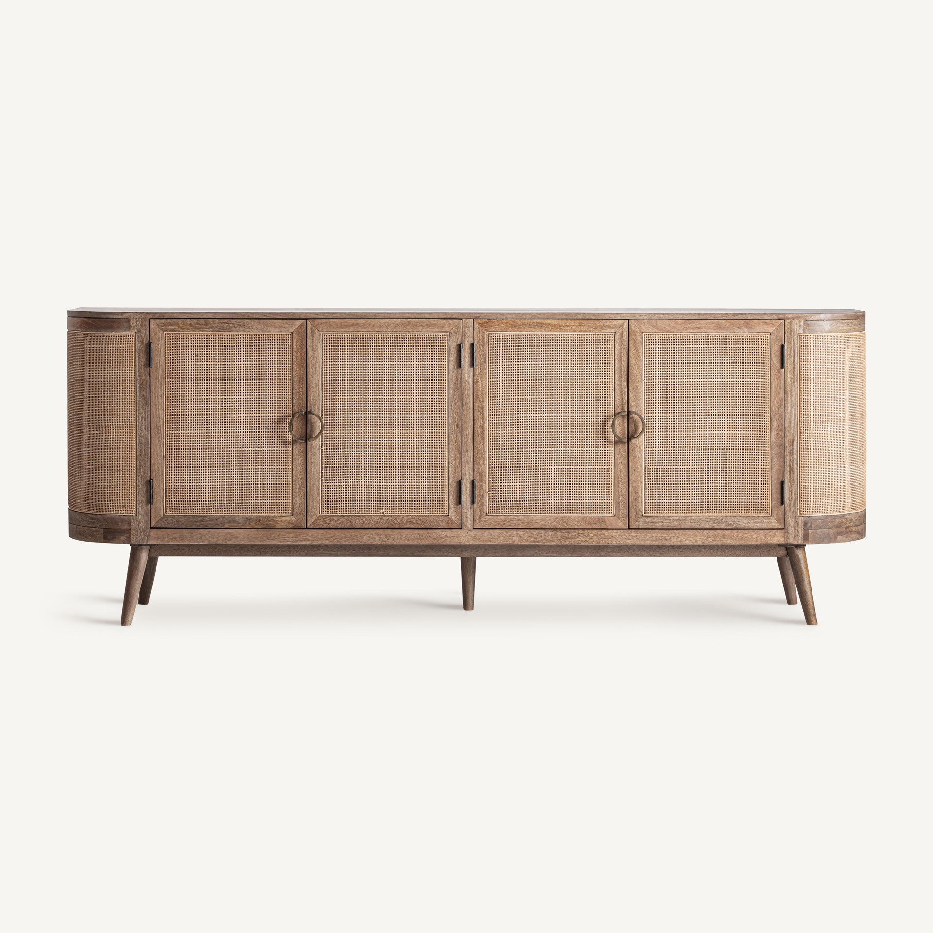 3-türige Kommode BECKLEY aus Mangoholz