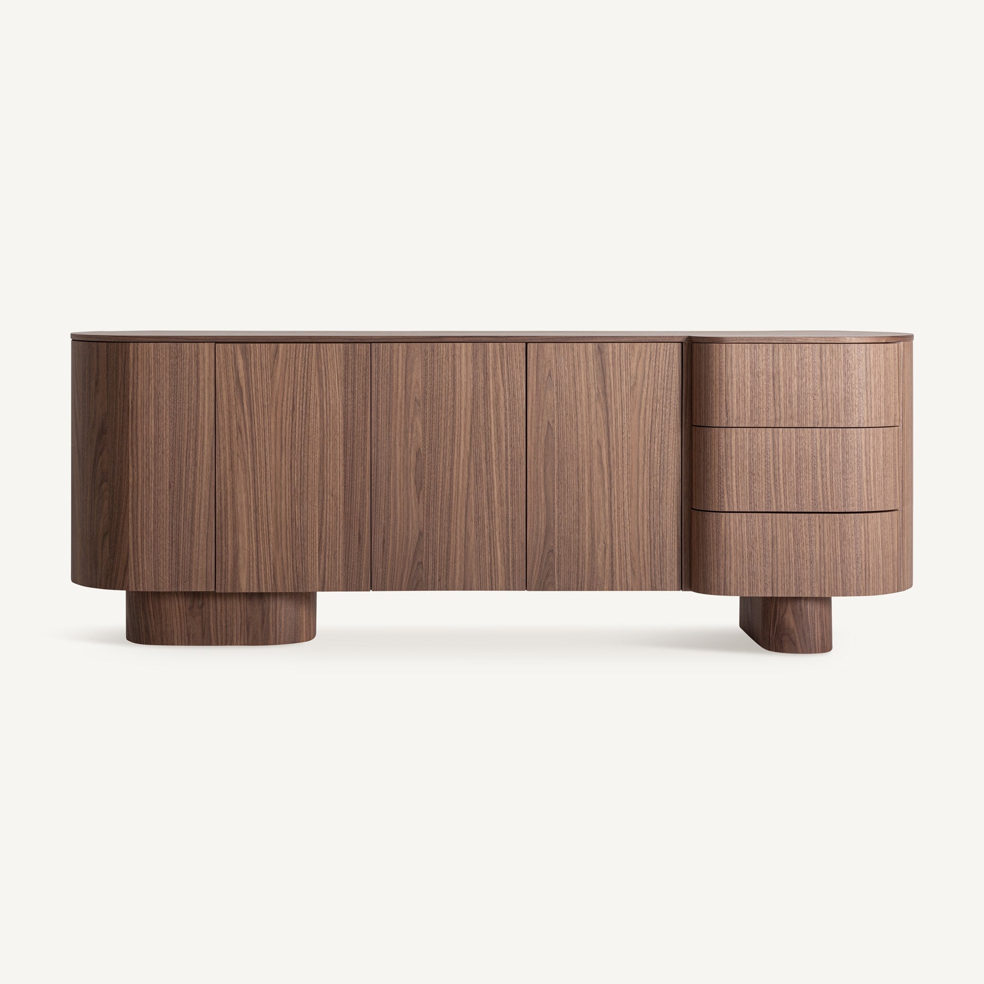Kommode KEXBY Nuss furniert