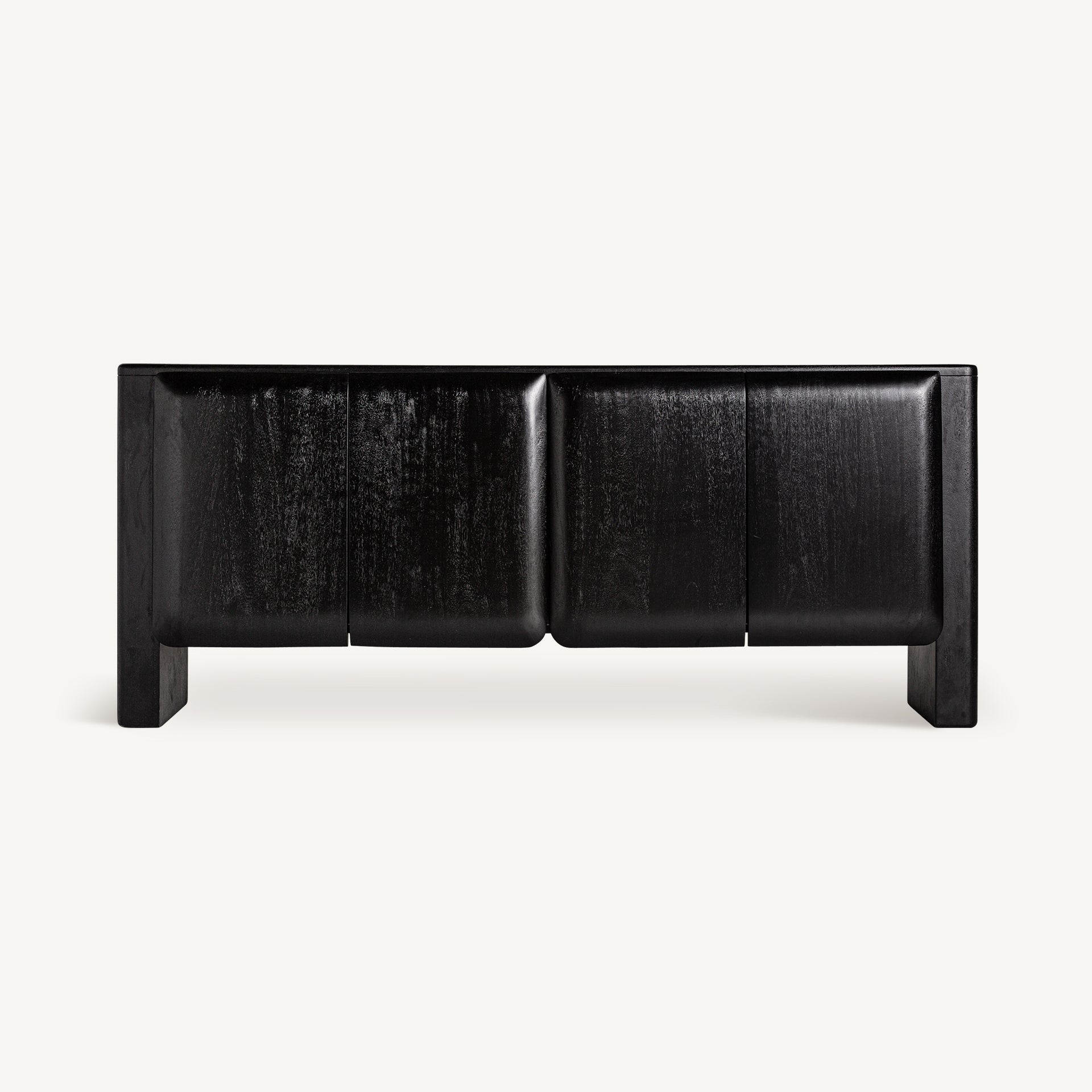 Kommode KORDEL schwarzes Mangoholz