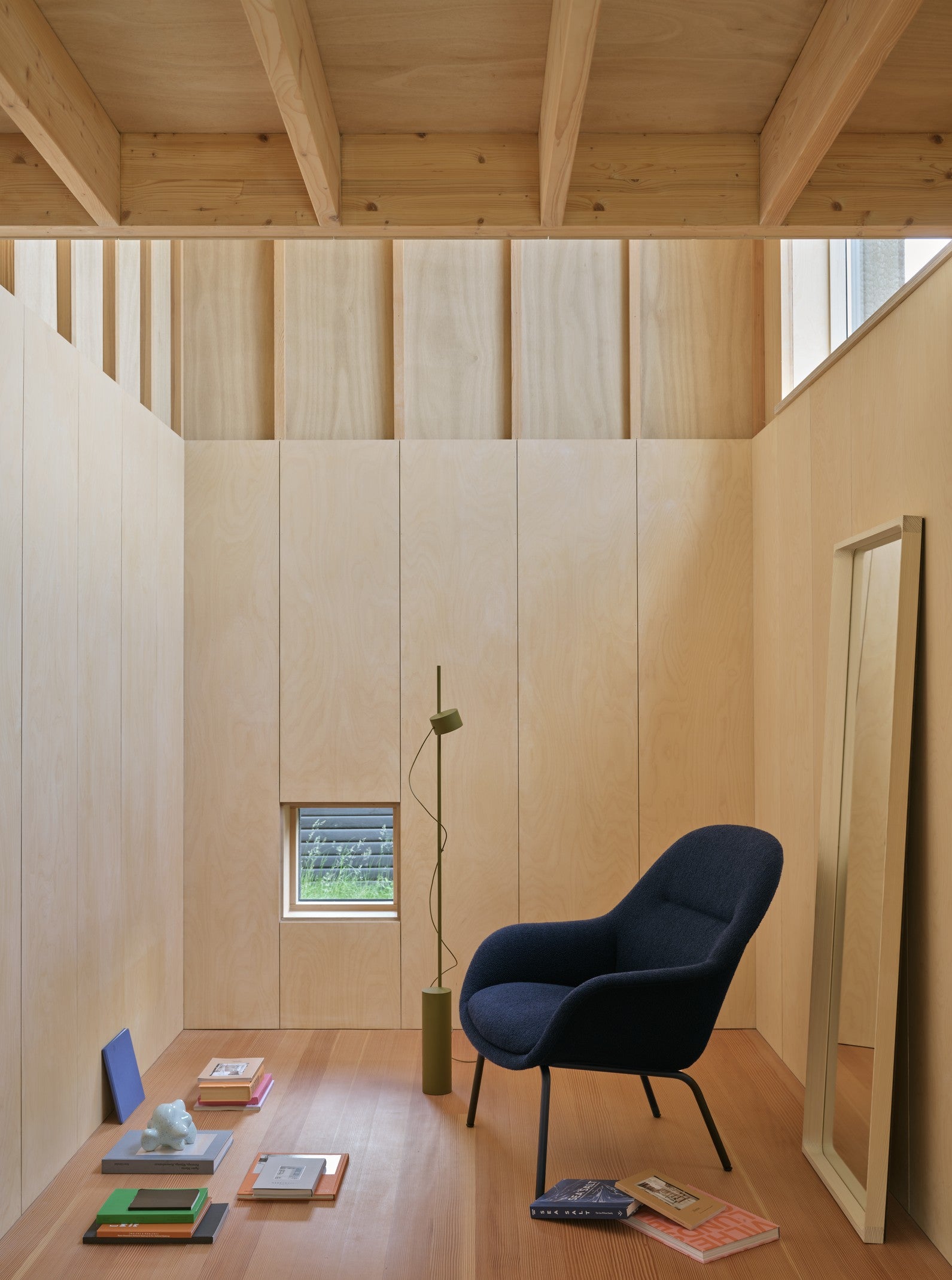 ARCED Mirror Spruce Wood