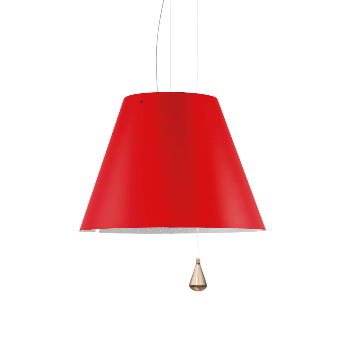 Lady Costanza Red hanging lamp