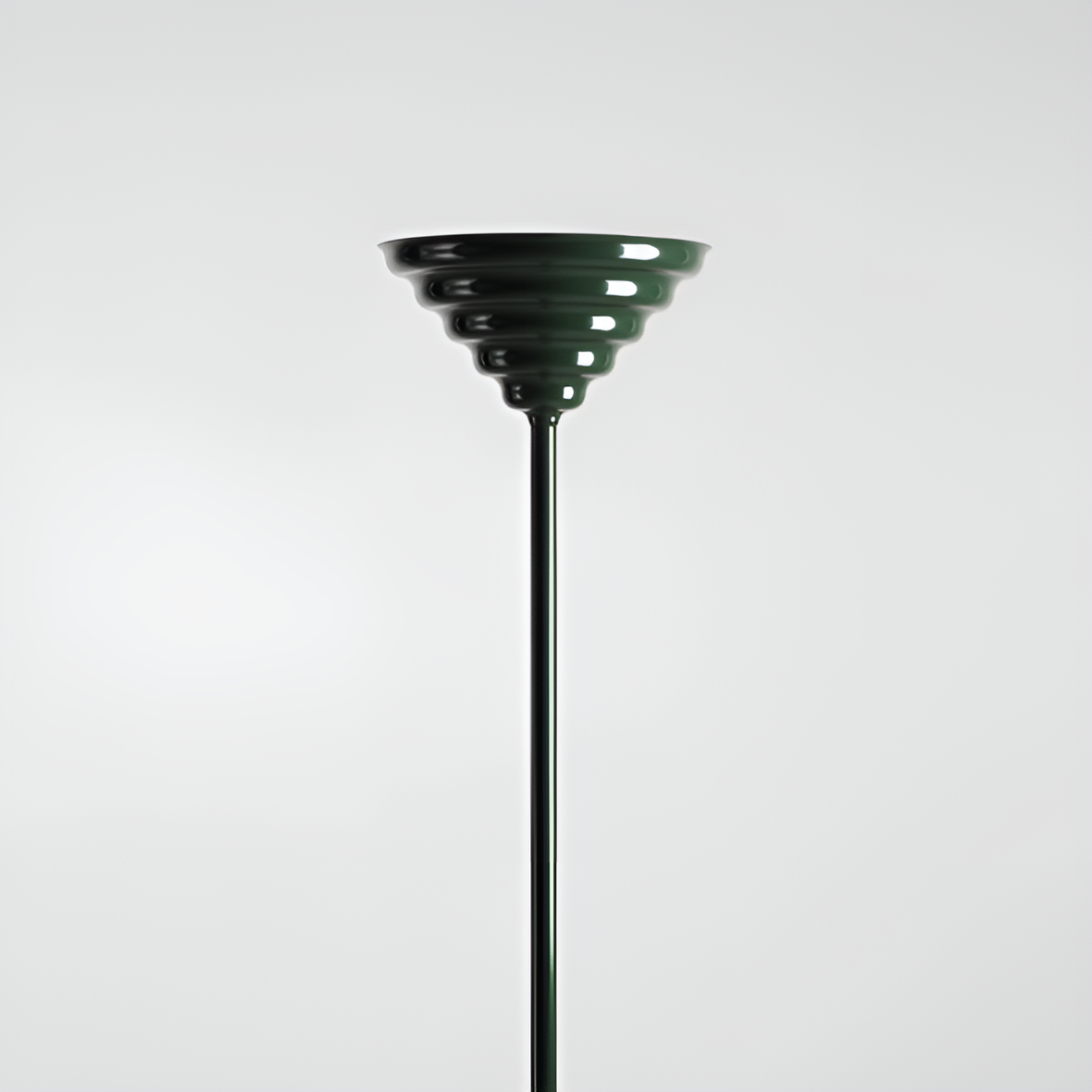 Green wave floor lamp