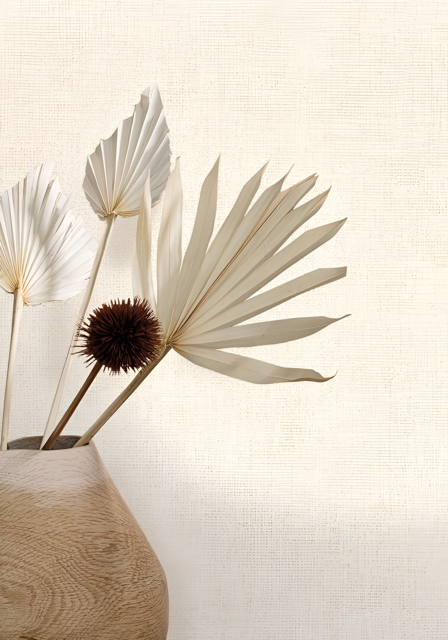 Strukturierte Tapete, die Leinen imitiert TENERE - SABLE beige