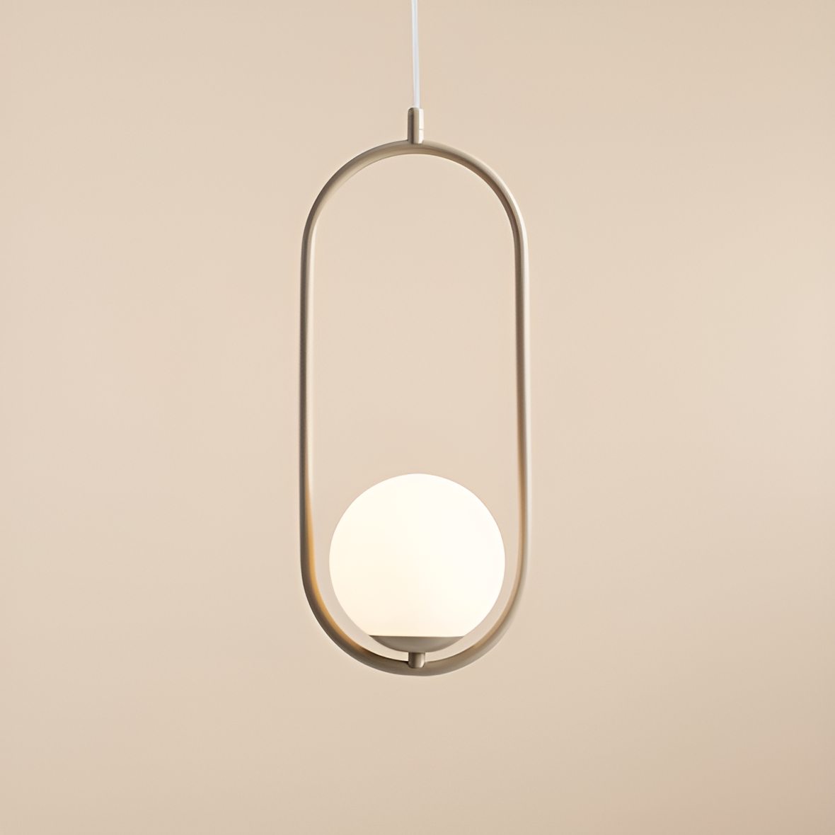 Hängelampe RIVA beige