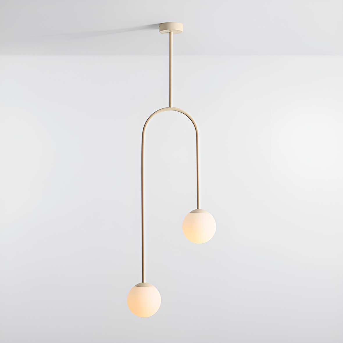 Deckenleuchte NAVE DUO cremefarben