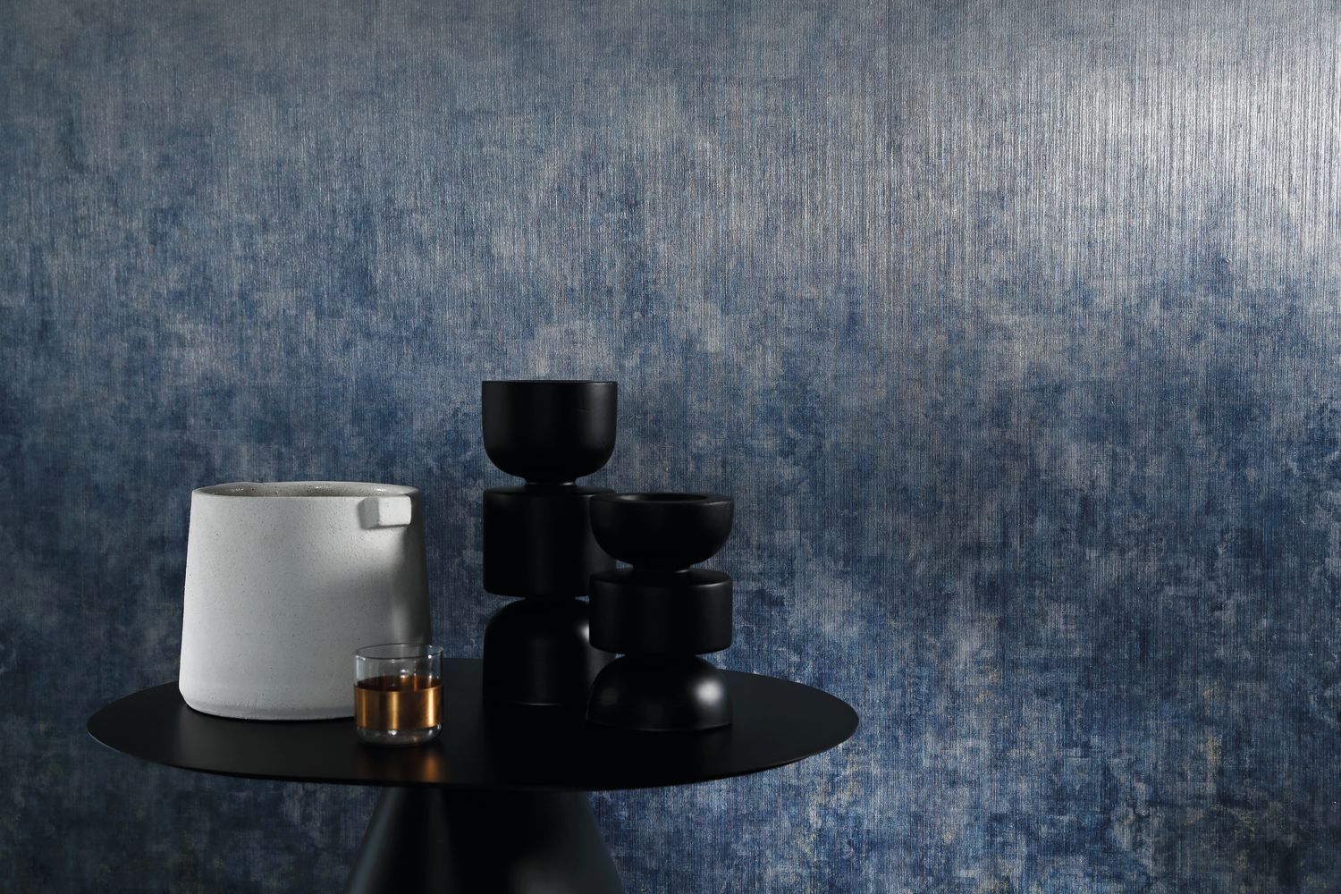 Textilwandbild, das Leinwand imitiert GALLICA blau