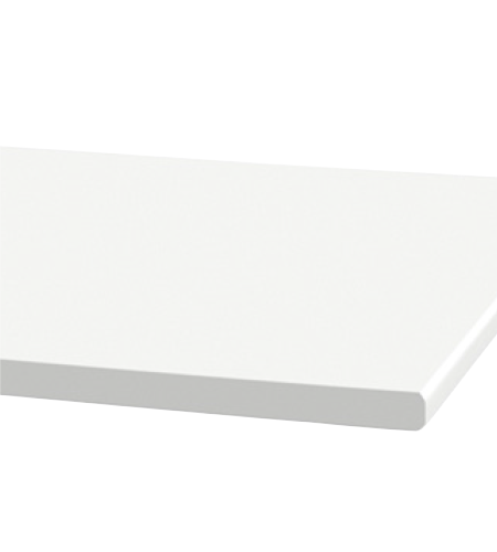 BAGUETTE Tisch mit schwarzem Aluminiumgestell