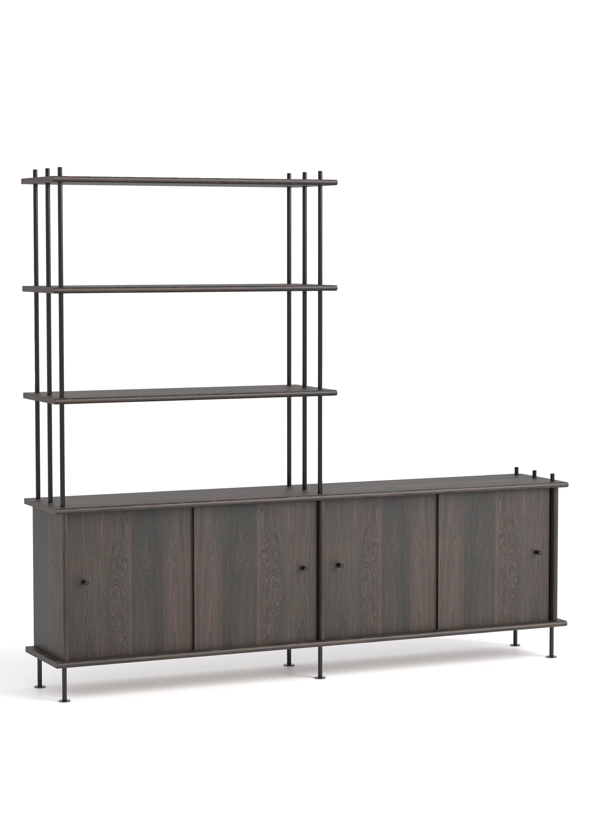 BAVA 200 Cabinet in Ebony Oak Wood