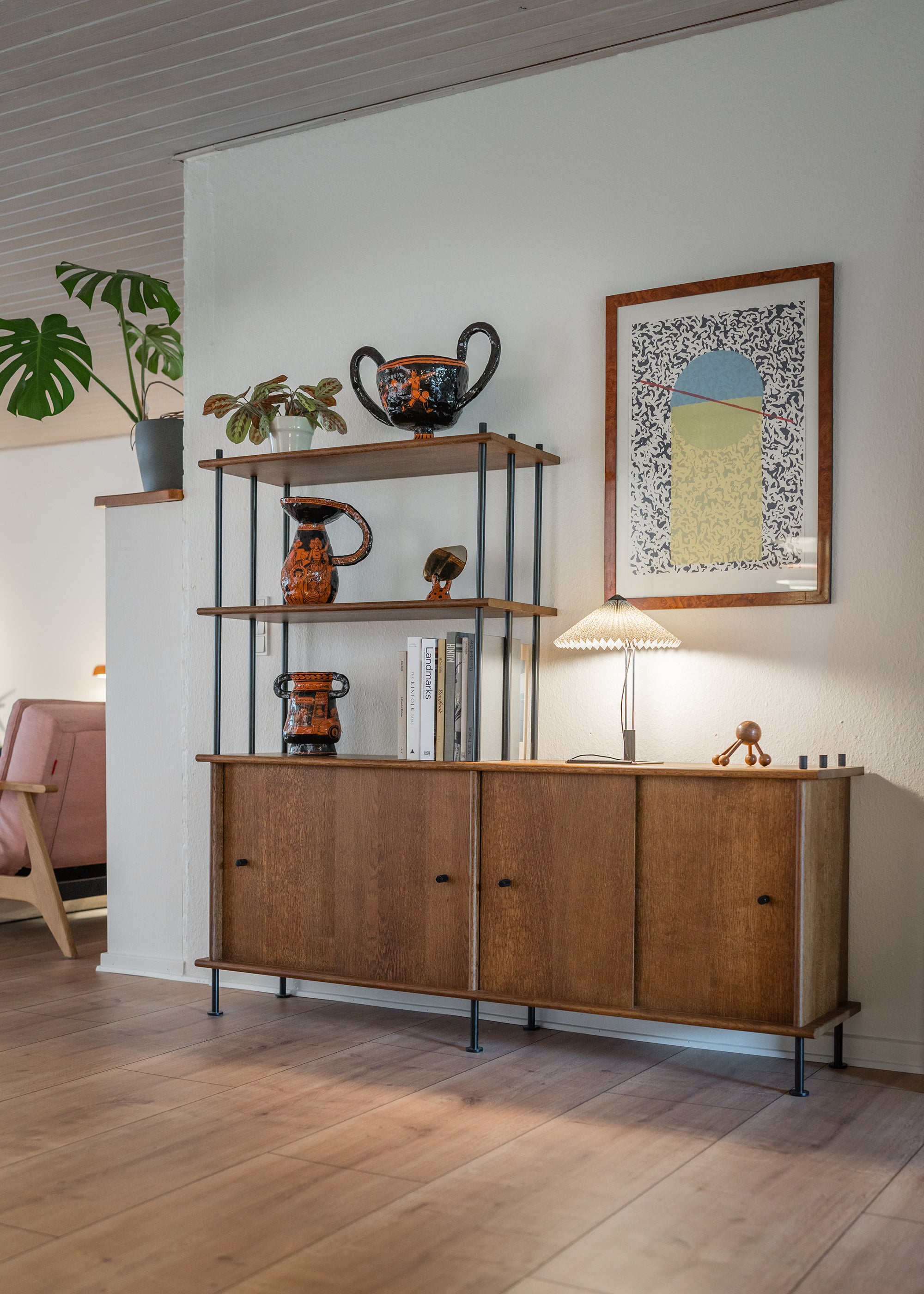 BAVA 160 Cabinet in Ebony Oak Wood