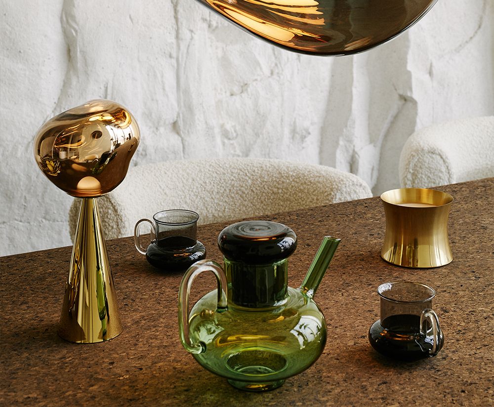 [Coming Soon] Black-green glass tea jug [Julia] [Amelia SPR]