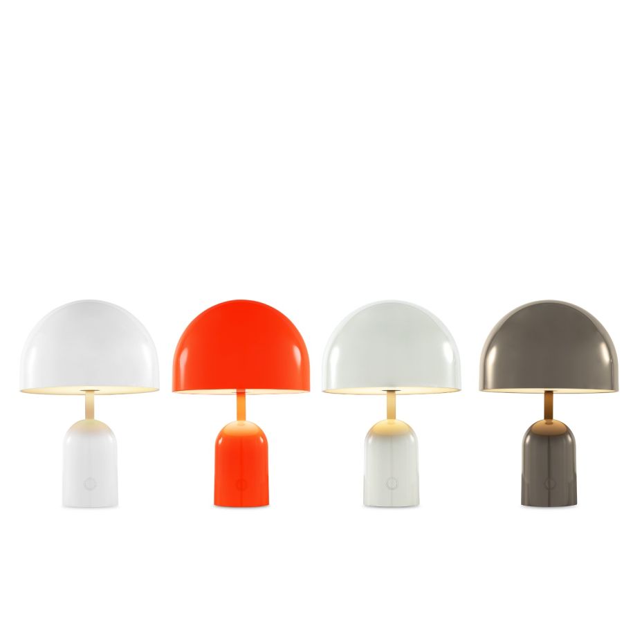Bell orange portable lamp