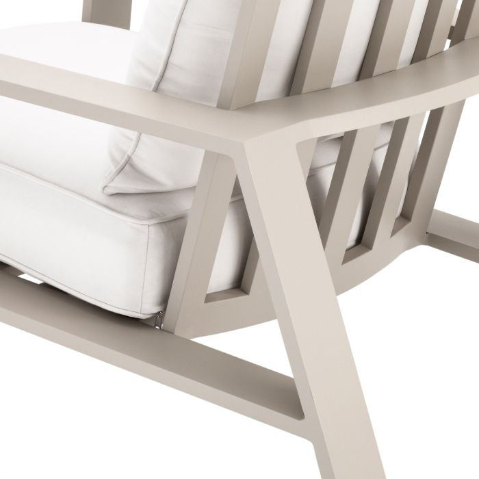 Außenstuhl BELLE VUE gebrochenes Weiß