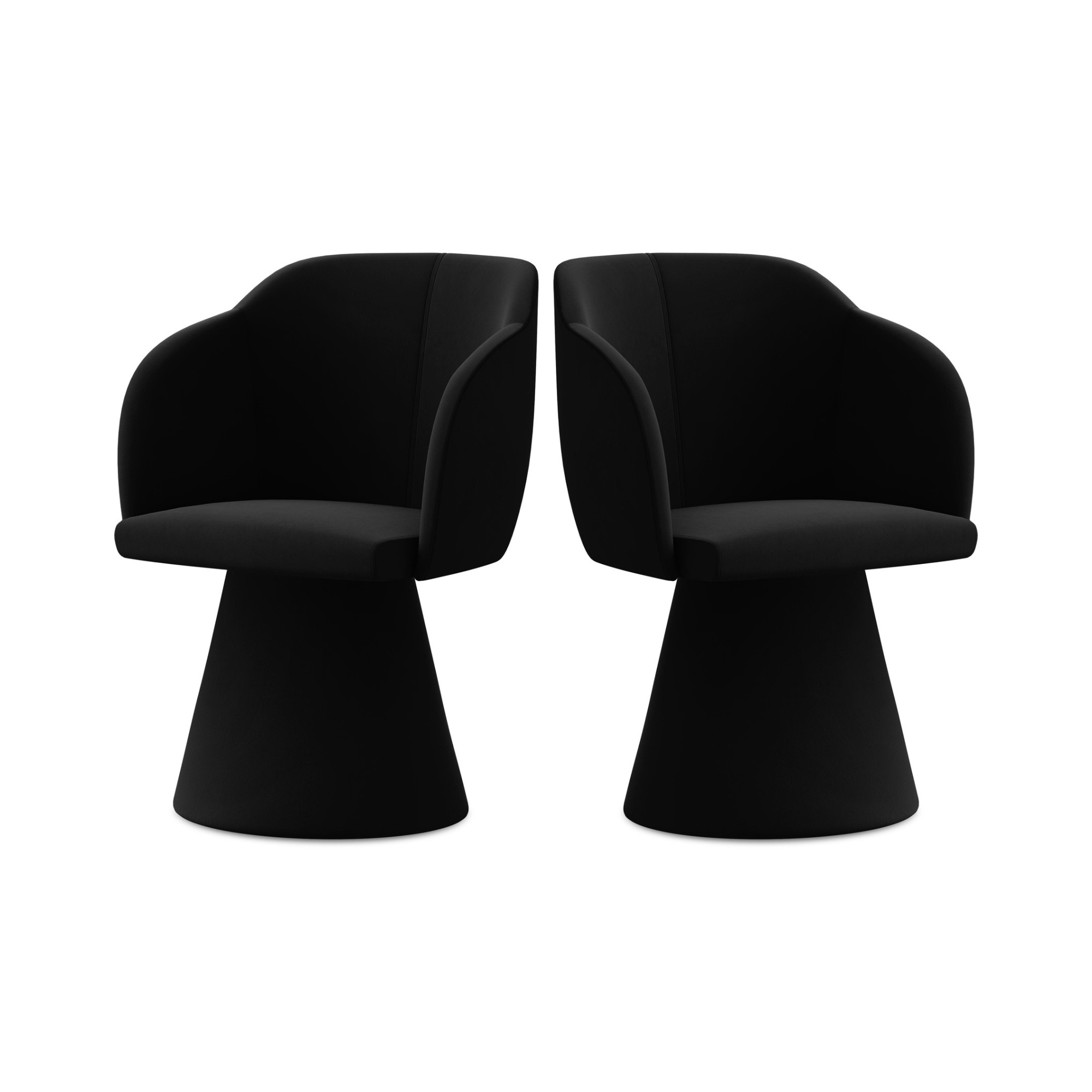 Velvet Chair KANOA Black