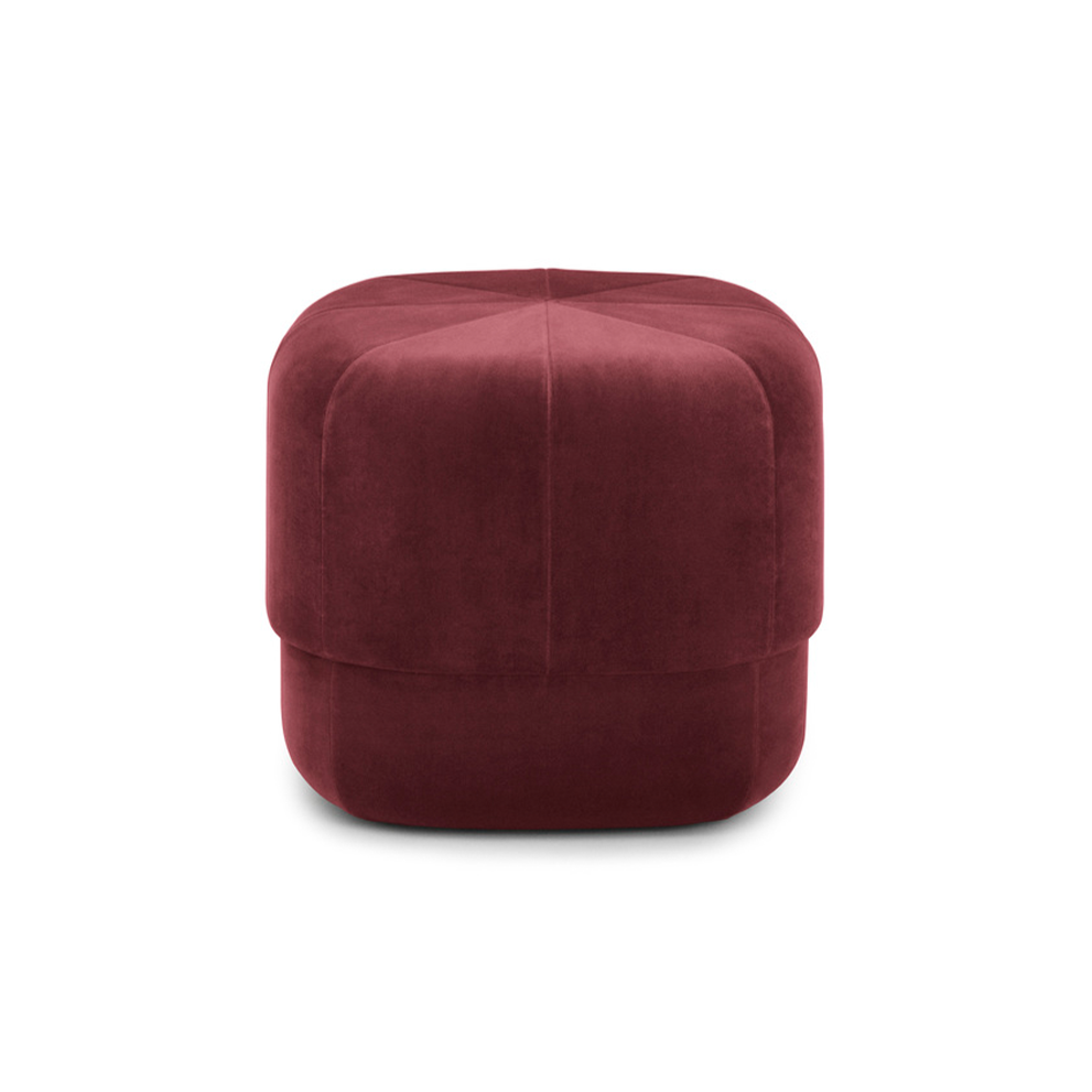 Burgund Pouf