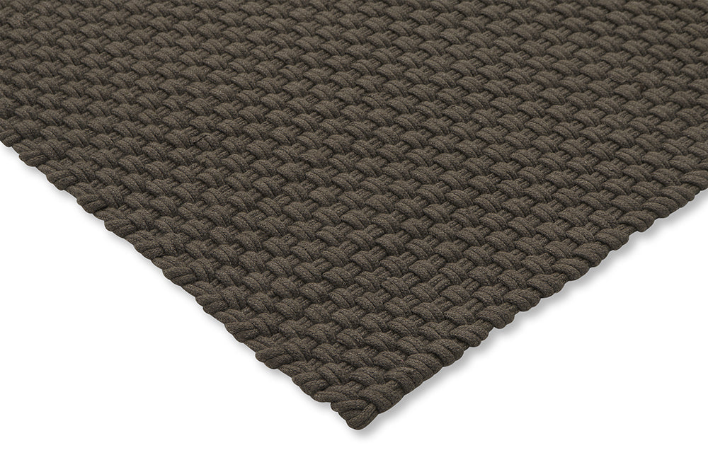 Lace gray-brown outer rug