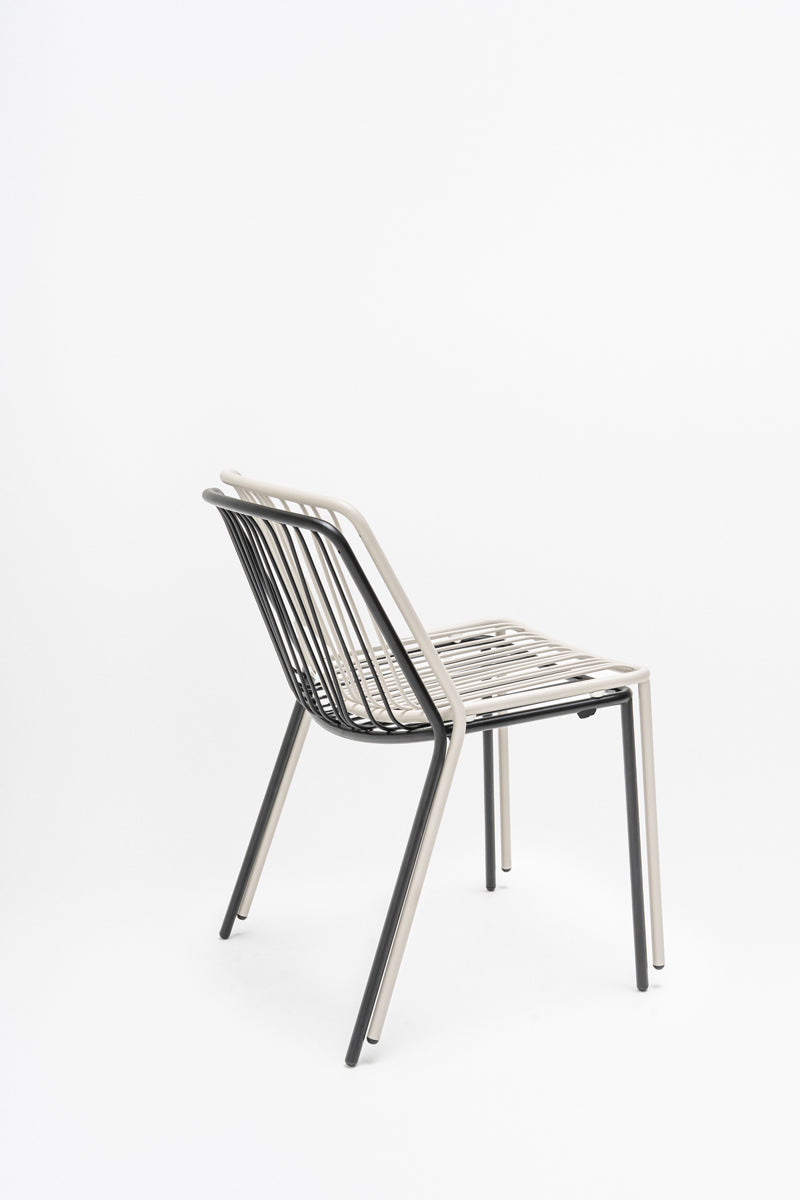 A set of bris chairs galvanized steel