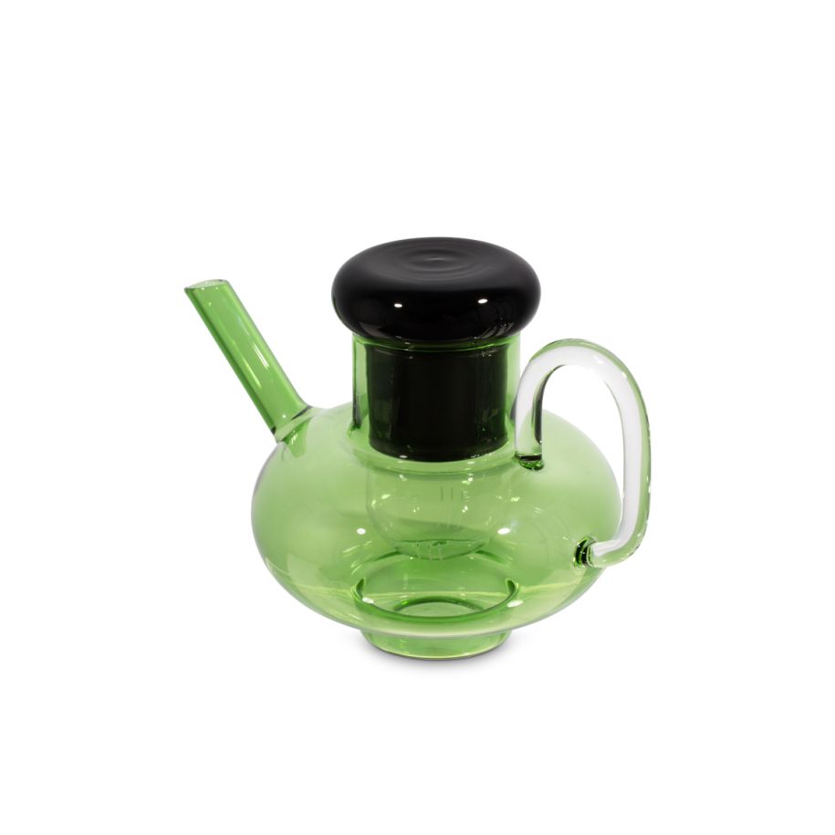 [Coming Soon] Black-green glass tea jug [Julia] [Amelia SPR]